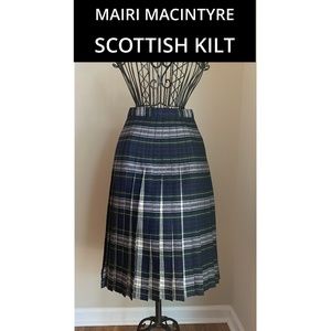 Scottish Tartan Wool Kilt - Mairi Macintyre